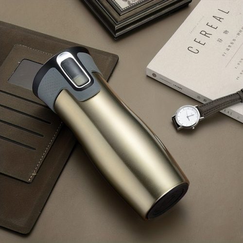 Stainless Steel Round Reusable Coffee Cup, Hand Wash Only,, Freezer Safe, Multipurpose, Superhero Theme, with Lid, for Adult, Hot Beverage